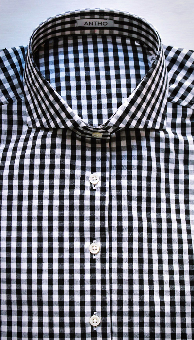 La camicia, Vichy Nero - immagine 2