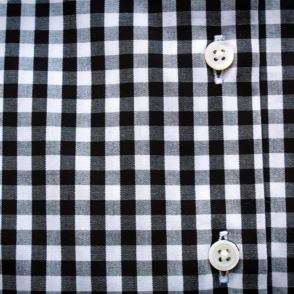 La camicia, Vichy Nero - immagine 3