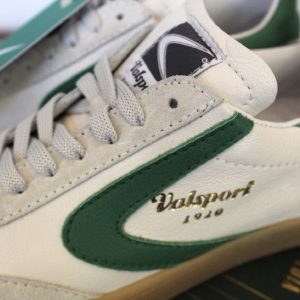 Scopri la Valsport Olimpia in versione Nappa e suede bianco e verde.